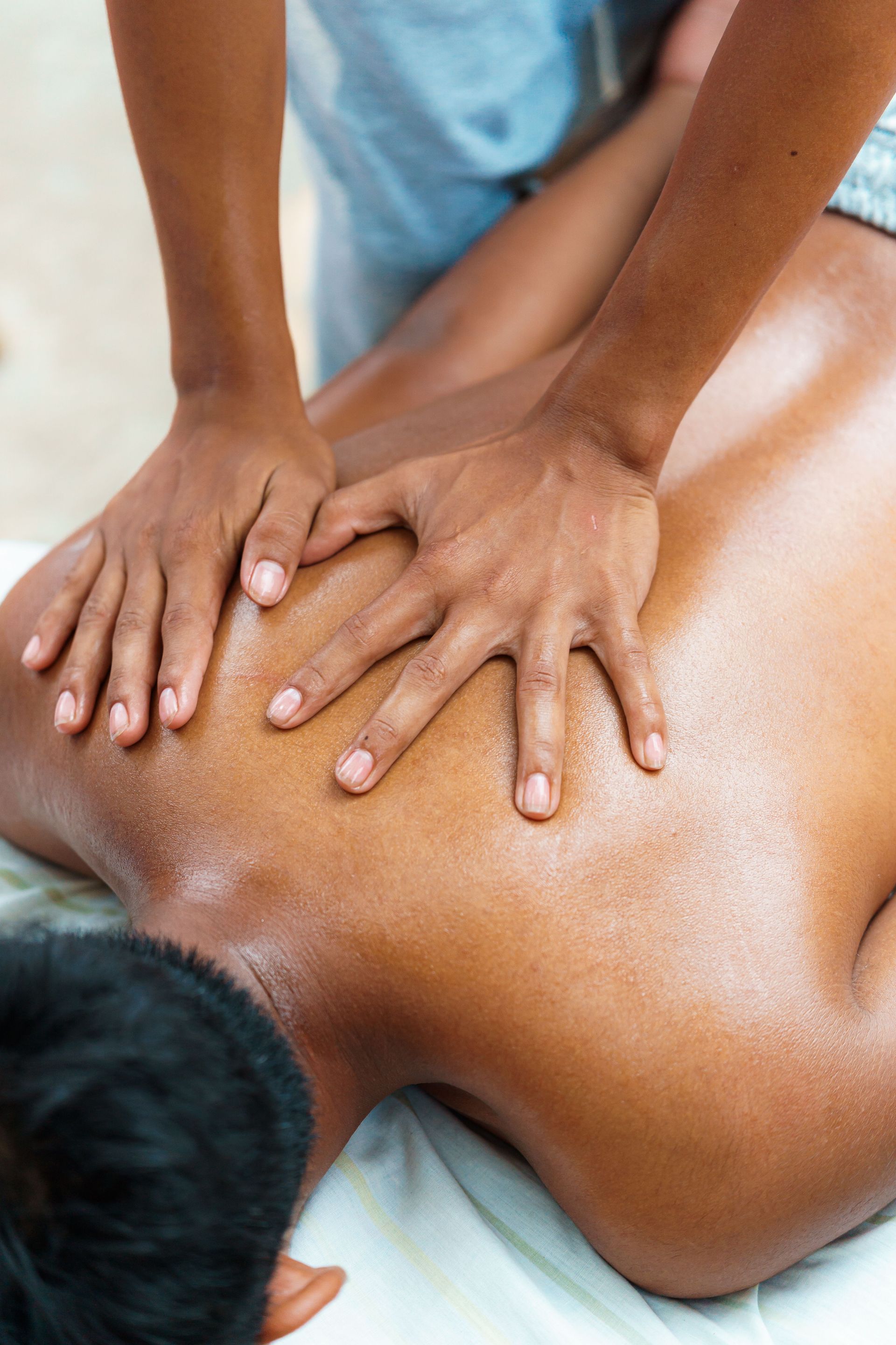 Professional therapeutic massage promoting relaxation and wellness.